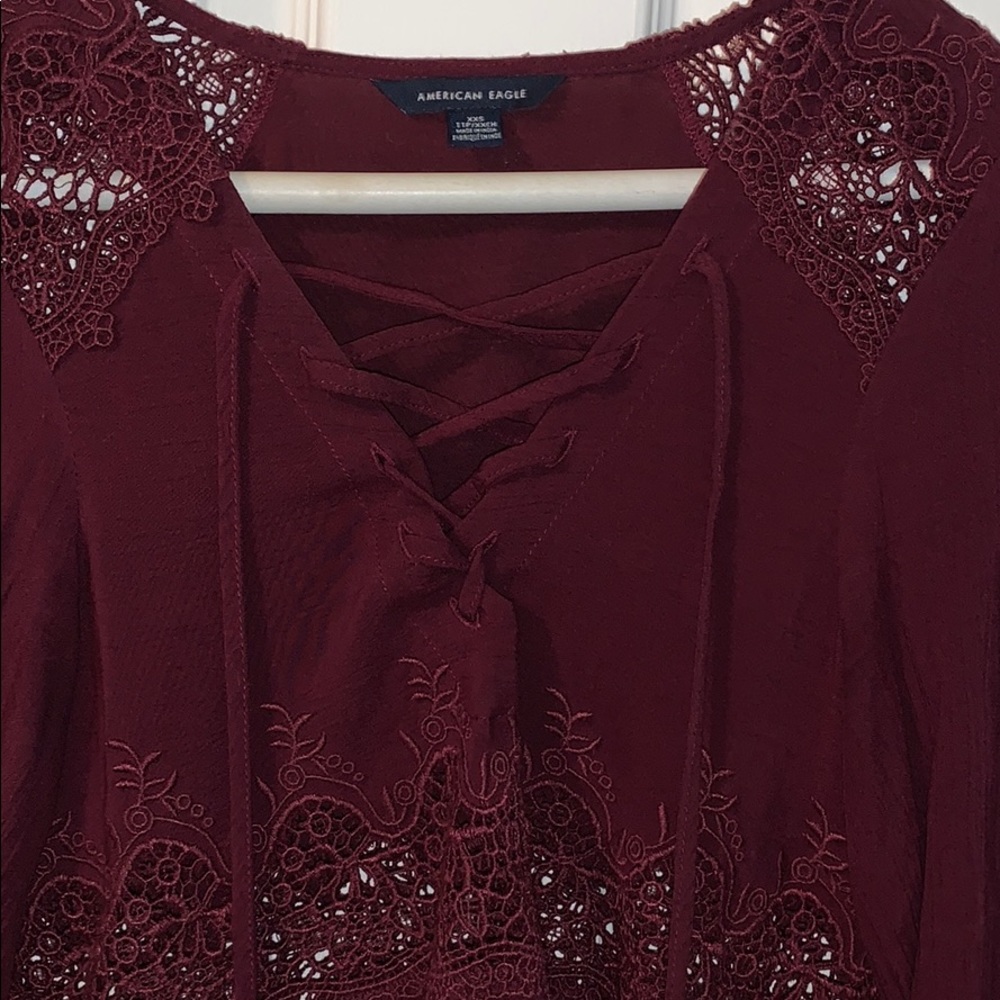 American Eagle Peasant Blouse